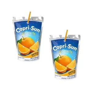 맛있는 농심 카프리선 오렌지 200ml 주스 음료 X 10PACK