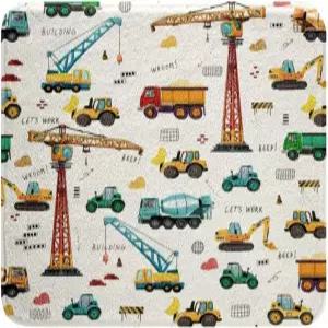 굴착기 목욕 매트 트랙터 기계 트럭 도어 남자용 건설 차량 러그 불도저 크레인 카펫 장비 플러시 섀기