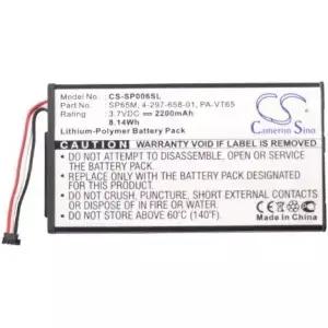 소니 PCH1001 PCH1006 PCH1101 플레이스테이션 비타 PS SP65M 429765801 PAVT65용 3.7V 2200mAh 리튬
