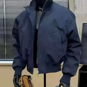 남성 항공점퍼 져지 크롭 업그레이드 커플 가을 아우터 점퍼