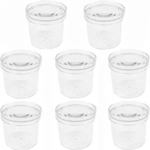 SimpleSS 8피스 버그 뷰어 크리터 곤충 케이지 확대 상자 용기 캐처 과학 자연 탐사 도구