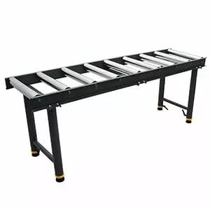 요코마 9롤 조절식 컨베이어 롤러 테이블 440LBS 적재 용량 휴대용 스탠드 창고 및 작업장용 25.544인치