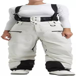 여성용 Lastesso 겨울 의상 방수 단열 스키 턱받이 전체 방한 바지 스노보드 스노우 수트 점프슈트