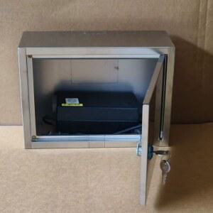 라지 스텐 방범 전기차 충전기 수납함 콘센트 방수 벽걸이 스위치 케이스