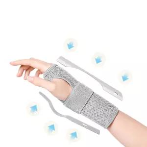 손목 지지대 터널용 부목이 있는 보호대 건염 관절염 테니스 팔꿈치 손바닥 쿠션이 보호대왼쪽