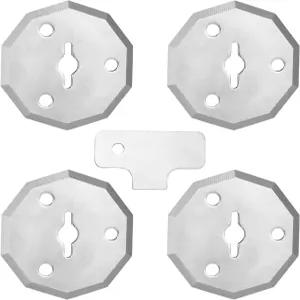 Fanttik C8 나노 전기 가위용 4pcs 교체용 로터리 블레이드 얇은 플라스틱 가죽 패브릭 종이용 스테인리스