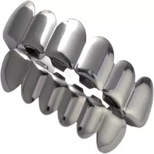 윗니와 아랫니를 위한 스타일리시한 힙합 그릴 세트 탈착식 치아 캡 파티용 액세서리 쉽게 설치 가능