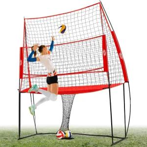 플레이아풋 배구 훈련 장비 네트 서브 스파이크 타격을 위한 높이 조절 가능한 연습 스테이션 휴대용