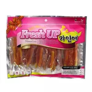 자연애 치즈 호박 스틱 닭갈비 400g견간식 강아지 영양 닭고기 치킨 반려동물
