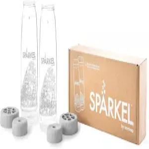 스파르켈 병 2팩 2x750ml 25.4온스 항상 거품이 나는 음료를 준비하세요 음료 시스템 사용