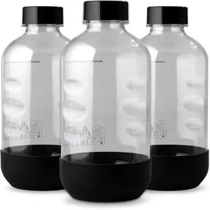 소다스트림용 탄산 스파클링 물병 교체 1리터 BPA 프리 및 누수 방지Fizzi 원터치 제트 소스 플레이