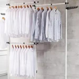 [JED] 폴 고급형 고정행거 천장행거 행거 3단 38mm