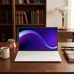 LG AMD 그램 AI 15인치 라이젠5 435 DDR5 16GB Gen4 512GB FreeDOS 15ZD95U-GX5WK 화이트 ND