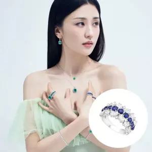 [DIAME][박하선PICK] 아이리스 아폴로 18K골드 랩그로운 사파이어 반지 FGDGR1206WBLAB