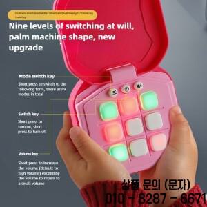 다기능 전자 틱택토 보드 게임 몬테소리 퍼즐 테이블 체스 세트 휴대용 성인 14세 이상용