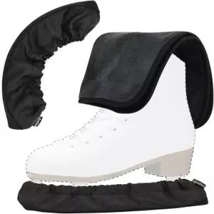 이지코스 1쌍 스 스케이트 블레이드 커버와 물티슈 타월 절단 저항 바닥이 있는 스케이팅 가드 하키 스틱