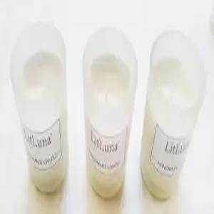 매트 유리컵에 채워진 리틀루나 소이 캔들 핸드푸어 퓨어 왁스 보티브 글라스 결혼식 홈 데코 캠핑 파티