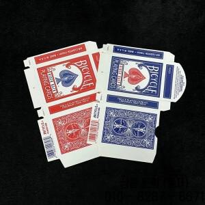 20/50 Pcs 원래 자전거 재생 카드 빈 상자 라이더 808 빨간색 또는 파란색 디자인 케이스 매직 트릭 액세서