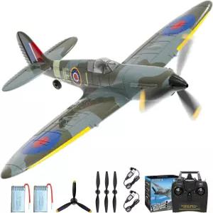 CKYSCHN RC 비행기 4채널 비행 학습을 위한 3레벨 모드의 스피트파이어 V2 엑스파일럿 안정화 초보자 원격