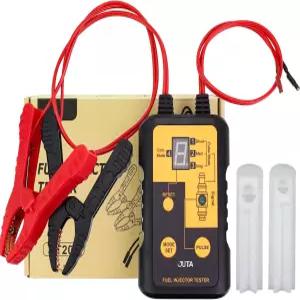 가솔린 엔진용 2가지 크기 청소 어댑터를 갖춘 JUTA VT200 연료 인젝터 테스터 클리너 공구 시스템