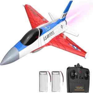 볼란텍스 RC 비행기 F16 파이팅 팰컨 2.4GHz 2CH 리모컨 제트 전투기 초보자 7624