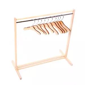 (애구애구) 원목 옷걸이(10개)반려견 펫옷걸이 동물 애완 행거 애행거 애견