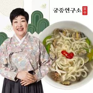 [신세계라이브쇼핑][G]궁중연구소 생생 바지락 칼국수(453g) x 2봉(4인분)