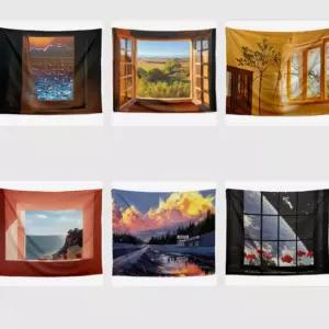 매장 카페 거실 원룸 인테리어 포스터 풍경 감성 장식 벽걸이 자연 배경 벽가리개