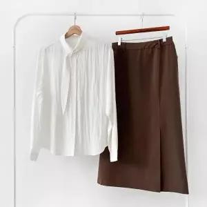 [다잇템] 여자 클래식 출근룩 골져스 컨템포러리 블라우스