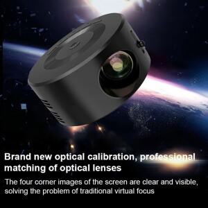 미니 USB는 홈 시어터 프로젝터 180을 지원 ° 플렉시블 각도 1080P 네이티브 스마트 호환폰 화면 공유 가