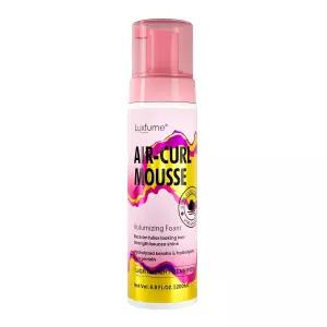 곱슬머리를 위한 럭스퓸 에어컬 무스 볼륨화 - 자연스러운 웨이브를 강화하고 정의하며 영양을 공급하고