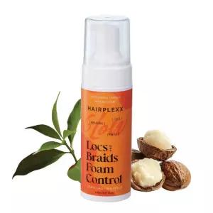 글로우 락스 브레이드 폼 컨트롤 - 땋기 트위스트를 위한 프리즈 길들이기 및 빠른 건조 스타일링 무스