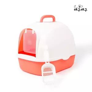 (애구구) 고양이 대형 화장실 배변통 우주타운후드형 토일렛 애묘 후드형 토일