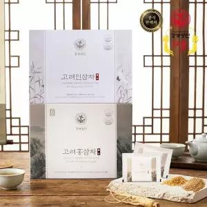 강개상인 고려인삼차 고려홍삼차 2종 세트(50포x50포 총 100포) 6년근 내 몸을 위해 하루 한 잔