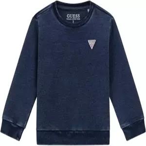 게스 남아 긴팔 데님 니트 스웨트셔츠