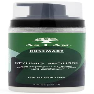 애즈 엠 로즈마리 스타일링 무스 8 Fl Oz (237ml) - 비오틴 소 팔메토 포함