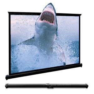 탁상용 프로젝터 스크린을  야외 캠핑 사무실 스탠드 시계 영화 휴대용 두꺼운 흰색 섬유 유리