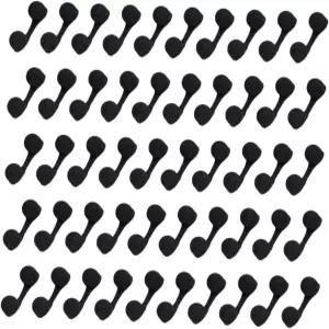 EXQUIMEOBLE 100Pcs 일회용 코 필터는 먼지 보호 및 냄새 감소를 위해 부드러운 스펀지 플러그를 사용하여