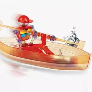 카약 로봇 작동 완구 조립 키트 어린이 과학 교육용 장난감 교구 세트