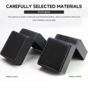 단일 그루브 럭셔리 시계 선물 상자 베개 PU 가죽 손목 디스플레이 케이스 주최자 여성