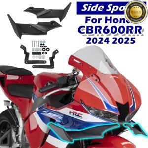 혼다 CBR600RR 오토바이 프론트 페어링 윙렛 에어 스포일러 (2024 2025) 사이드 디플렉터