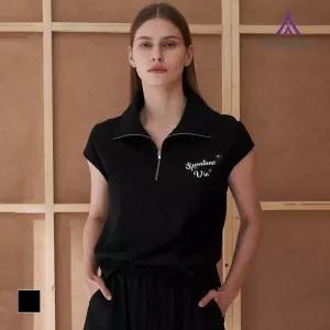 [비비올리비아] 캡소매 블루종 블라우스_VVBNS5M5471