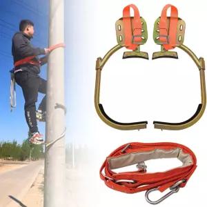 트리 클라이밍 기어 안전 안전벨트가 장착된 사용하기 쉬운 도구 나무 작업을 위한 스테인리스 스틸