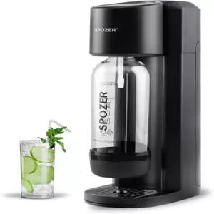 스포저 스파클링 워터 메이커 탄산음료 병 1L 포함 소다 탄산수 모든 스크류 인 60L CO2 실린더와 호환