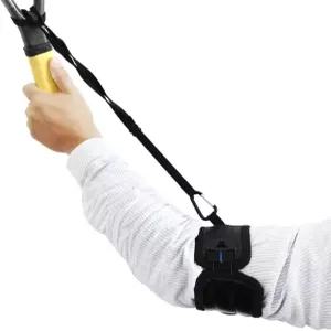 가더스 테니스 스윙 손목 트레이닝 보조기 샷 각도 교정기 교정 운동기 암 스트랩 밴드 블랙