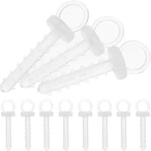 폼 볼용 BESPORTBLE 크리스마스 장식 캡 100개 탑 볼 행거 교체 DIY 트리 홀더 36x10CM