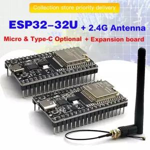 크랭크 라디오 등산 휴대용 재난 비상용 ESP32-WROOM-32U DevKitC WiFi 블루투스 IoT 개발 보드24G 안테나
