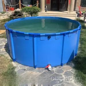 야외 풀 볼풀장 원형 베란다 풀장 간이 15x1m1700L 이동식 펜션 수영장 물놀이 볼풀