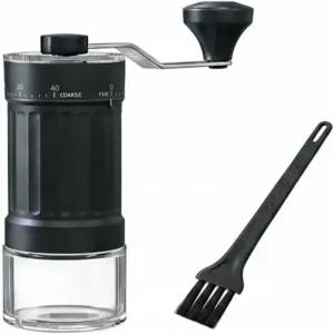 수동 커피 그라인더 40단계 분쇄 조절 기능이 있는 핸드 30g 용량의 원두 분쇄기 여행캠핑가정용 휴대용