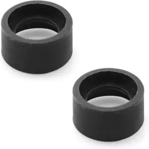 ZYAMY 2PCS 블랙 피스 32~36mm 스테레오 현미경 피스용 평면 고무 컵 가드 망원경 버드워치 스코프
